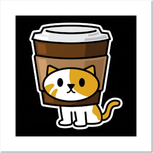 Coffee Cat Posters and Art